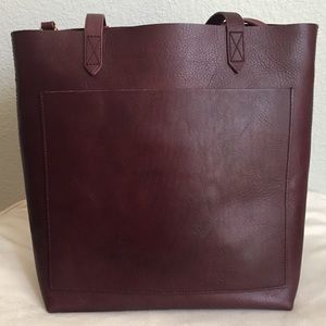 Madewell The Medium Transport Tote-Burgundy